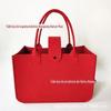Bolsa de feltro bolsa de armazenamento bolsa de presente de mão bolsa de compras bolsa de feltro de presente de mão pode adicionar logotipo