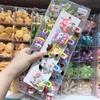 Luminoso Grande Fofo Sanrio Kulomi Gato KT Desenho Animado Infantil Vazado Bico de Pato Presilha Lateral para Alunos do Ensino Fundamental Grampo de Cabelo