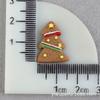 Copos de Nieve Accesorios de Navidad Accesorios de Resina Tocado Pasador Material Pegamento de Crema DIY Funda de Teléfono Celular Flor para Agujero de Zapato