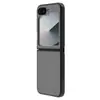 Adecuado para la funda del teléfono Samsung Z Flip 6/Flip 7FE, transparente, delgada y agradable al tacto LeReach