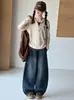 Camiseta Falsa de Dos Piezas para Niñas con Mangas Largas, Nuevo Estilo Primavera y Otoño 2026, Elegante Conjunto de Camiseta Base Estilo Coreano para Niñas Mayores y Estudiantes de Secundaria