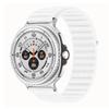 Adecuado para Samsung Watch8/Galaxy Watch 8 Bucle de Nailon con Patrón Ondulado Correa de Velcro