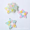 Acessórios de resina diy grão de fruta estrela de cinco pontas coração de pêssego capa de celular material de beleza brinco chaveiro pingente acessórios