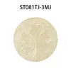 Shengte tapete de mesa oco PVC douramento isolamento redondo folha de bordo tipo moderno minimalista decoração casa estilo antigo placemat