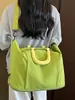 Bolsa de viagem leve de grande capacidade, bolsa de mão com alça transversal, bolsa para yoga e fitness, mala de armazenamento portátil de alto estilo