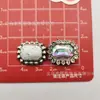 Acessórios Plásticos Coloridos Estilo Chanel Quadrado Coração de Pêssego Diamante Pedra Acessórios para Cabelo DIY Capa de Celular Adesivo para Tênis com Furo