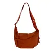2025 Bolso de Hombro Nuevo Bolso Dumpling Estilo Deportivo para Mujer Japonés Simple Gran Capacidad Versátil Bolso Cruzado de Nylon