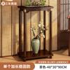 Mesa de Flores China Estante de Almacenamiento de Pie para Sala de Estar Mesa de Flores de Bambú para Balcón Nuevo 2025 Estante de Macetas de Flores de Múltiples Niveles para Interiores