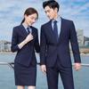 Traje Rayado Maestro y Maestra Traje Profesional Personal de Ventas Ropa de Trabajo Consultor Inmobiliario Ropa de Trabajo
