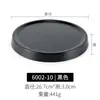 Bandeja de melamina negra de estilo japonés, rectangular, de plástico, creativa, para barbacoa, sushi, vajilla comercial