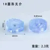 Transparente Non-slip Rubber Pad Latched Pattern Rubber Sofa Mesa e Cadeira Foot Pad Banqueta Soft Foot Nail Non-slip Soft Pad Redução de ruído