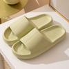Sandalias y pantuflas sencillas de verano para mujer, para baño, de verano, para parejas, a la moda, combinables, para uso doméstico, interior, antideslizantes, para uso exterior, con fondo suave.