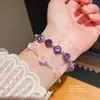 Pulsera de hebilla redonda con circonita transfronteriza, pulsera fresca y elegante, suave, para mujer, joyería de lujo ligero, alto temperamento, venta al por mayor