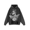 Suéter estilo americano de calle alta con estampado de hip hop y rock para hombre, ropa urbana Harajuku de primavera y otoño, sudadera holgada informal de algodón clásica