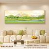 Pintura Decorativa Sala de Estar Montaña Dorada con Luz Solar 2026 Modelo Nuevo Pintura para Colgar en Pared de Fondo de Sofá Pared Blanca Grande Mural de Paisaje de Gama Alta