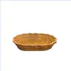 Cesta premium de snacks y frutas, cesta escurridora, frutero tejido de imitación de ratán, estilo de lujo ligero, bandeja de exhibición para sala de estar del hogar, bandeja para dulces