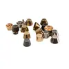 Tornillo base de bolso clavo de cubo cilíndrico accesorios de clavo de pie para bolso de alta gama remache metálico decorativo de cuero de cobre puro