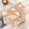 Nueva Llegada Seamless Cintura Media Seamless Ropa Interior de Estudiante Japonesa para Niña Mujeres Grafeno Antibacteriano Calzones para Niñas Talla Grande