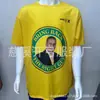 Camiseta de Campanha de Candidato Presidencial Sublimada em Atacado Gola Redonda Poliéster Manga Curta Camiseta Cultural Camiseta de Eleição Africana