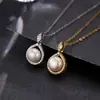 Silver City Plata de Ley S925 Collar de Perlas Amor Verdadero Moda para Mujer Alto Sentido Colgante de Perla Natural Diseño de Cadena para Clavícula