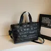 Moda Transfronteriza Bolso de Mujer Nuevo Versátil Bolso de Algodón Bolso de Mano para Hombro Gran Capacidad Bolso Suave Bolso Cruzado Casual