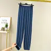 Pantalones Jogger con Cordón de Estilo Nuevo para Mujer, Pantalones Cortos Casuales Delgados de Estilo Coreano para Verano, Pantalones Casuales de Cintura Elástica Versátiles y de Moda