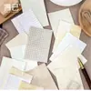 Serie Niebla Cuadros Yanji Material Papel Ligero Retro Versátil Papel Cuadriculado para Notas Decoración de Diario Papel de Fondo