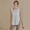 Chaleco Deportivo Holgado Adelgazante de Verano 2026 para Mujer Transpirable para Correr Top de Yoga sin Mangas Camiseta de Fitness
