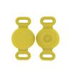 Funda de Silicona Localizador Binaural Apple para Airtag Funda Protectora Impermeable Antiperdida Rastreador de Collar para Mascotas