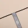 Correa de hombro para mascotas de 0,5 cm, colorida, borde ondulado curvo, correa tejida, accesorios de ropa hechos a mano, DIY