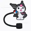 Tapa para pajita Sanrio, funda de silicona de grado alimenticio para pajita, tapa antipolvo para pajita de 10 mm, tapón para pajita de 8 mm