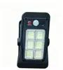 Luces solares de clip, luces para jardín de interior y exterior, encendido/apagado automático al oscurecer, tipo dividido, con sensor de movimiento humano y control remoto, luces de pared