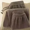 Calça Casual de Fleece Masculina, Calça Quente de Fleece, Calça de Moletom Versátil, Calça Casual de Fleece Quente de Alta Qualidade para Outono e Inverno