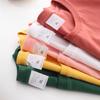 Paquete de 2 Camisetas de Manga Corta para Mujer, Algodón Verano Holgadas y Ajustadas Estilo Coreano de Longitud Media Versátil Top de Camiseta de Media Manga