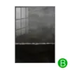 Sala de Estar Moderna Nórdica Blanco y Negro Gris Estilo Industrial Pintura Decorativa Pared de Fondo para Sofá Dormitorio Abstracto Simple Pasillo Pintura Colgante