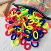 Anel de cabelo infantil transfronteiriço Cor sólida Sem costura Lã Borracha Tendão Corda de cabelo Toalha Anel Alto Elástico Payon Cauda Headwear 2893