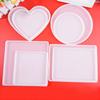 Molde de Mesa de Pegamento de Cristal DIY Caja de Almacenamiento Rectangular Cuadrada Grande Molde de Silicona para Pastel Molde de Silicona para Pastel