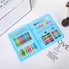 Set de 68 piezas de plumas de colores para niños de dibujos animados, pintura para estudiantes, graffiti, regalo, set de pinceles de acuarela, paquete de regalo creativo