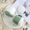 Taza de cerámica sencilla de estilo europeo con tapa, moderna y creativa, perfumada para té, café mate, regalo para oficina y hogar, venta al por mayor