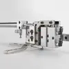 Máquina de bordar computador pé calcador lateral deslizante 3 020 326G 342G acessórios para máquina de costura computador pé calcador móvel telescópico