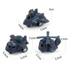 Coche de Juguete de Construcción de Tire hacia Atrás Camión de Bomberos de Simulación Infantil Modelo de Coche Pequeño Bolsa con Juguetes Mini para Niños