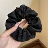 Goma de Pelo Oversize de Zhao Lusi para Mujer, Lazo de Pelo Retro de Gama Alta para Otoño e Invierno, Cuerda para el Pelo Floral de Estilo Perezoso
