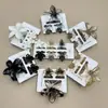 Novo Conjunto de Outono e Inverno Cruzado com Plumeria Escovada Presilha de Cabelo Bauhinia Estilo Festivo Elegante Presilha de Tubarão Acessórios de Cabelo Presilha de Cabelo