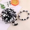Cuentas Redondas de Color Sólido de 8 mm y 10 mm, Cuentas Sueltas de Resina, Cuentas de Navidad, Pulsera Hecha a Mano de Bricolaje, Separadores con Cuentas, Joyería