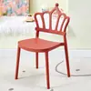 Silla Corona Doméstica Apilable para Niños Silla de Ocio para Exteriores Silla Infantil para Bodas Silla de Estudiante Silla con Respaldo para Jardín de Infancia