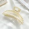 Pinza para el Cabello de Perla Grande, Pinza para el Cabello de Mujer de Alta Gama y Elegante, Accesorio para el Cabello, Pinza de Tiburón para la Parte Posterior de la Cabeza, Directo del Fabricante