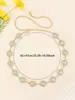 Acessório Versátil de Moda com Strass, Cinto Feminino com Decoração de Corrente Fina de Metal, Corrente de Cintura para Combinar com Ternos e Vestidos, Sensação de Alto Padrão