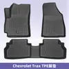 Adecuado para Alfombrillas de Suelo y Alfombrilla de Maletero TPE para Todo Clima Chevrolet Trax3D