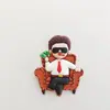 Decoração de Bolo para o Dia dos Pais Plug-in Cartão Inserto Amor de Pai Montanha Borracha Macia Decoração de Mesa de Sobremesa para o Feriado de Pai Aniversário