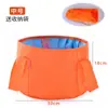 Lavabo plegable portátil para viajes, artículos esenciales de viaje, tina para pies no lavable, bolsa para lavabo, recipiente de agua para exteriores